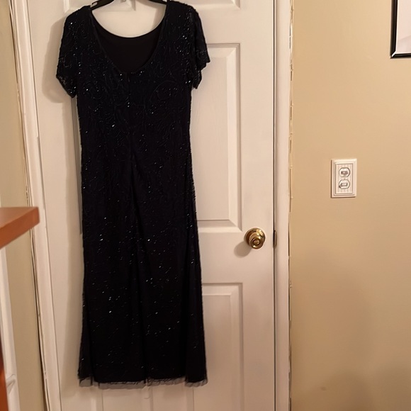 Navy beaded dress . - Picture 2 of 2